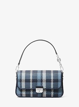 Bradshaw Small Woven Leather Convertible Shoulder Bag