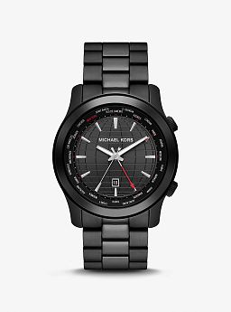 Oversized Runway Black-Tone  Watch