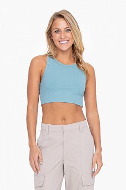Essential Micro-Ribbed Racer Athleisure