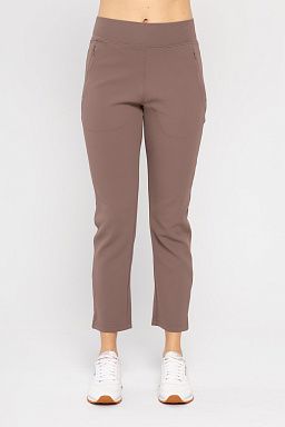 Jacquard Ribbed Tapered Deep taupe