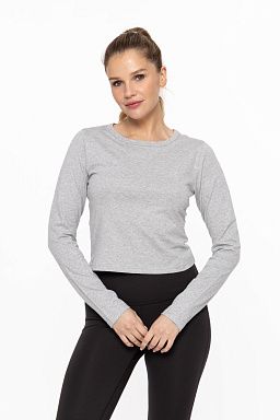 Organic Cotton EleganceFit Heather grey