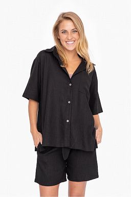 Oversized Resort Button Down Shirt