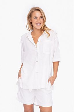 Oversized Resort Button Down Shirt