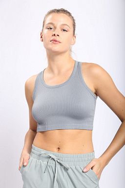 Ribbed All-Over Essential Racerback