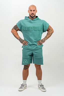 Hooded & Sweatshorts green set