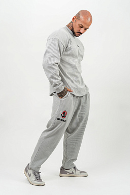 Crew & Oversized light grey set